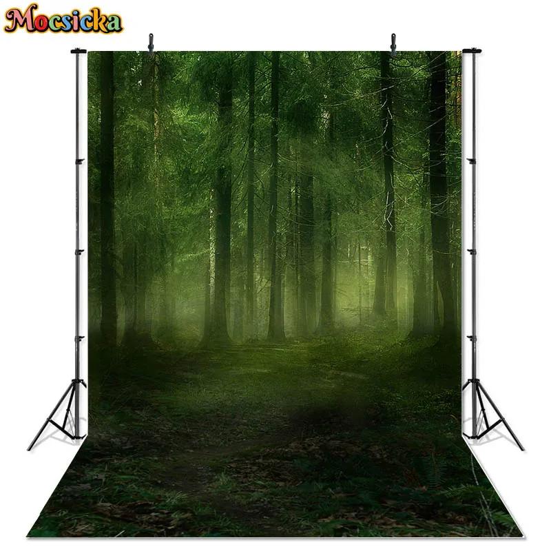 Spring Photography Backdrop Easter Grass Forest Fairyland Fairy Kids Baby Cake Smash Portrait Background Photo Studio Photophone