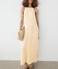 Masimodutti Linen Fluid Halterneck Midi Dress