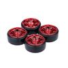 4Pcs Wear-resistant Crush-resistant Hard Tyre 1/10 Drift Car Tires Replacement for TRX HSP Tamiya HPI Kyosho On-Road Drifting Car