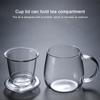 Ev Cam Çay Bardağı Ofis Bardağı Isıya Dayanıklı Yüksek Sıcaklık Cam Çay Makinesi Sepet Kapağı Patlamaya Dayanıklı Çay Bardağı