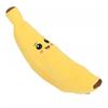 Engaging Noise Producing Banana Fabric Companion Long Banana Safe For Aggressive Chewers