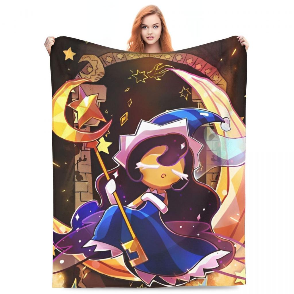 Cookie Run Kingdom Knitted Blankets Velvet Ultra-Soft Throw Blanket for Bedding Couch Bed Rug