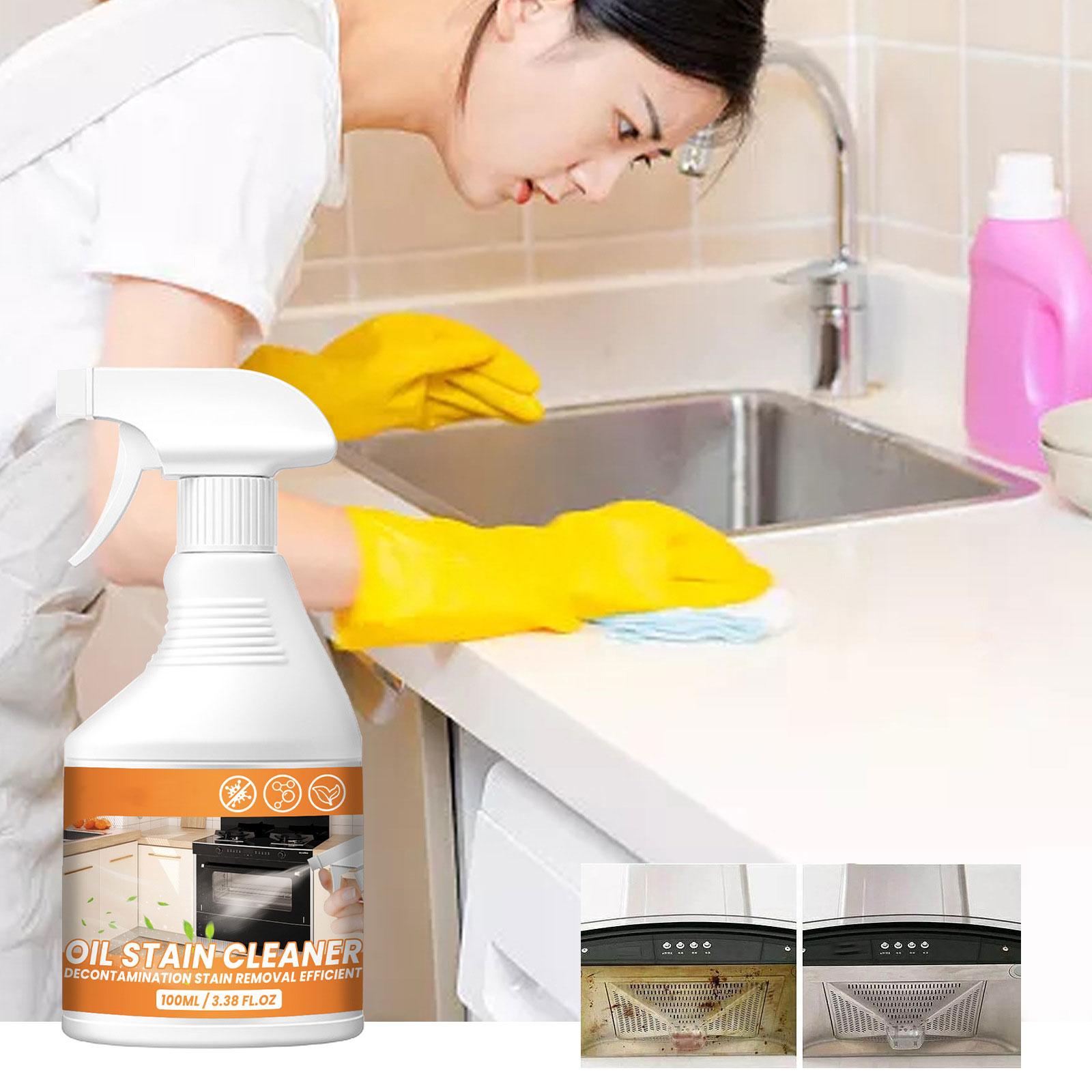 100 мл Bubble Cleaner Foam Spray Kitchen Cleaner Foaming Heavy Oil Stain Cleaner Мощный — фото 6