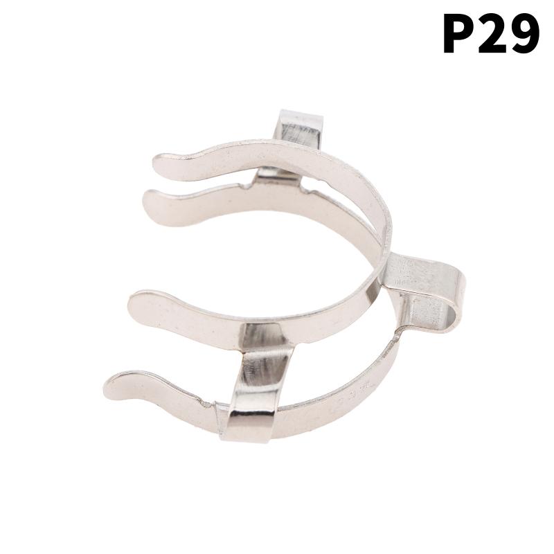 1Pc Stainless Steel Standard Ground Mouth Clip Caliber 14#19#24#29#34#45# Laboratory Clamp Heat Resisting Ground Clip Adapter