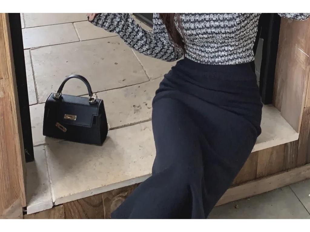 2024 Herbst Koreanischer Palaststil Puffärmel Slim Fit Oberteil