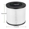 Suitable for Medify MA-14W MA-14B Air Purifier HEPA Filtration Cartridge-Element Activated Carbon Filtration System 2pcs