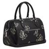 Coach Rowan 25 Butterfly Print Adjustable Shoulder Strap Smooth Leather Crossbody Tote Bag Medium Women handbags Silver Black CCK88-SVBK