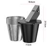 Smoker Drip Bucket with 12 Foil Liners Lid Grease Catcher Heat-Resistant Grease Collection Container for Home Kitchen