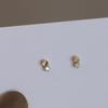 925 Silver Needle Simple Small Stud Earrings Round Cubic Zirconia Minimalist Stud Earrings Gift for Her