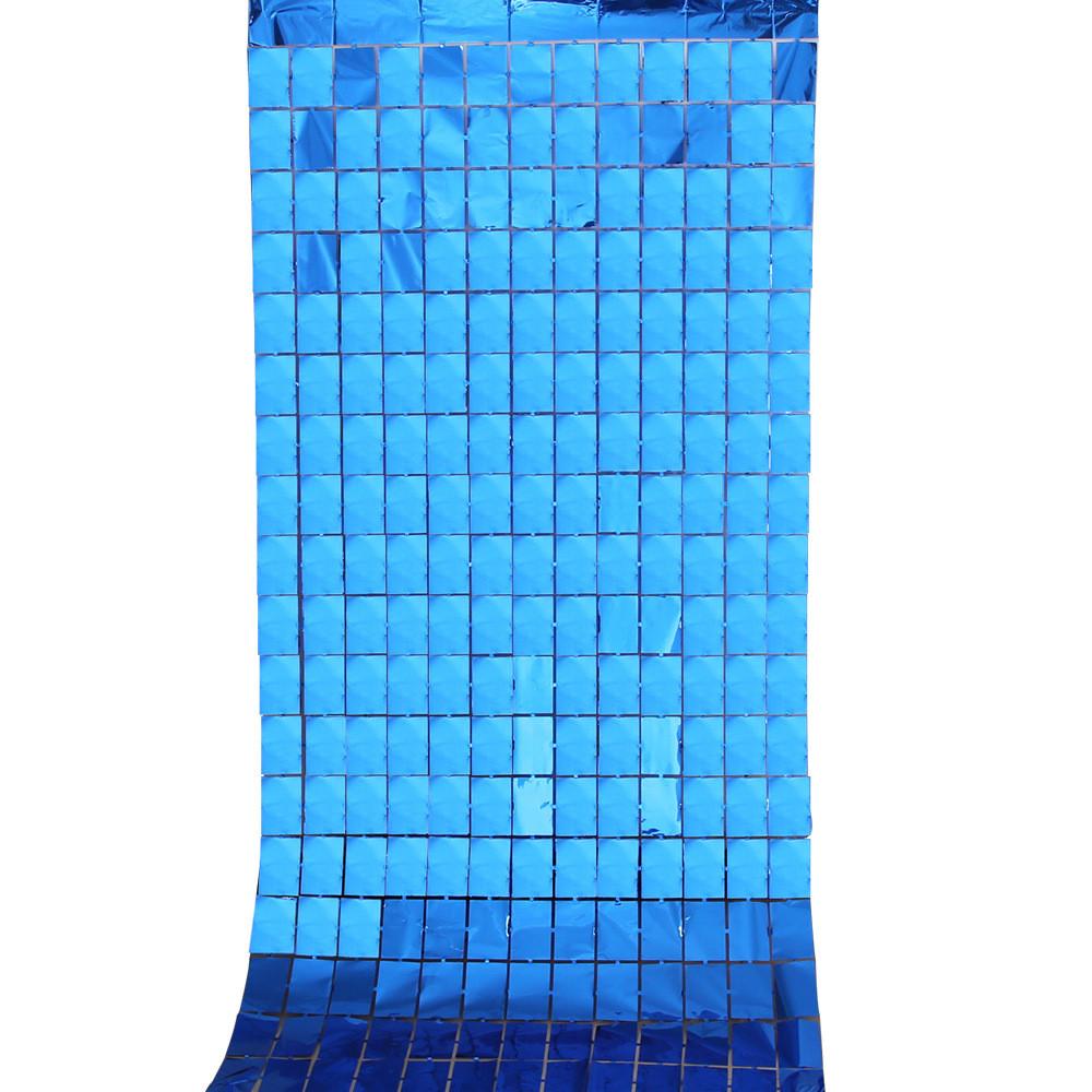 Square Attractive 1x2m Raindrop Door Curtain In Multiple Colors For Celebration Backdrops