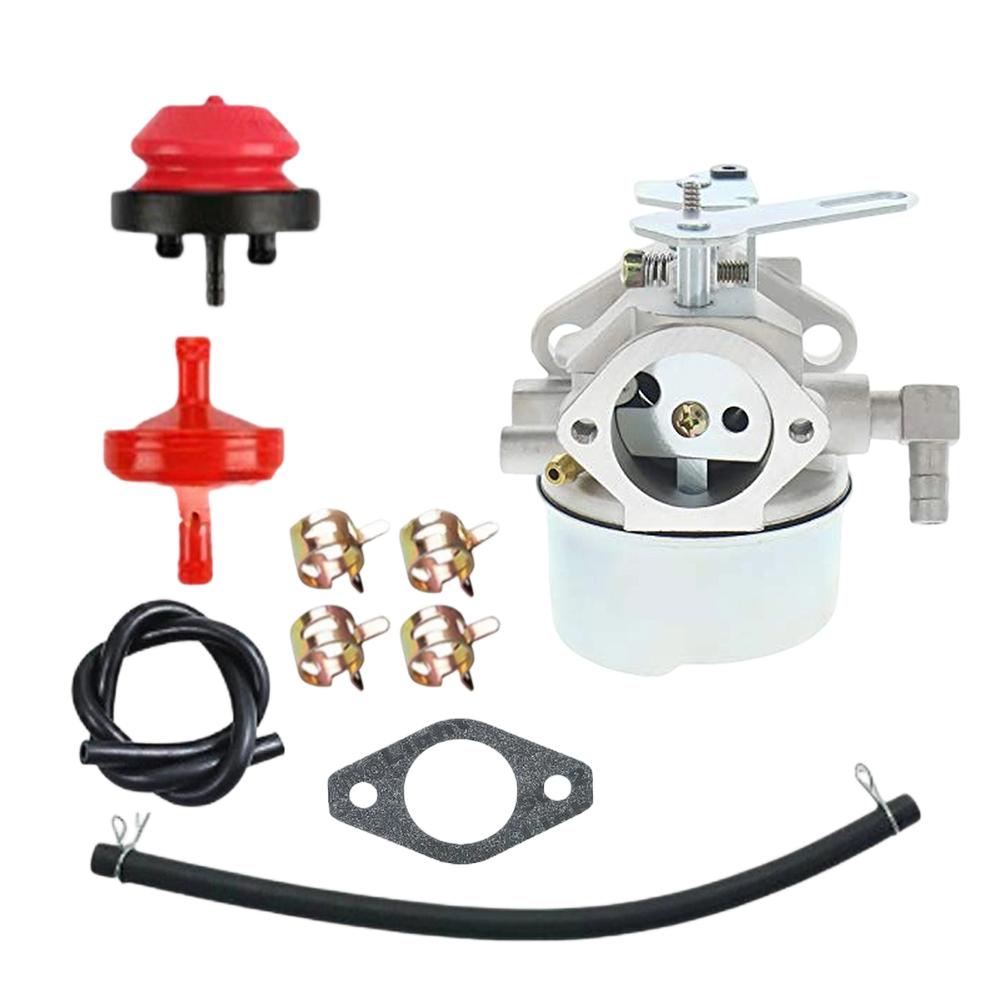 For Tecumseh 640169 Carburetor Kit Compatible with Snow King 11.5 Engines OH318SA OHSK80 OHSK90 OHSK100 OHSK110 Full Set