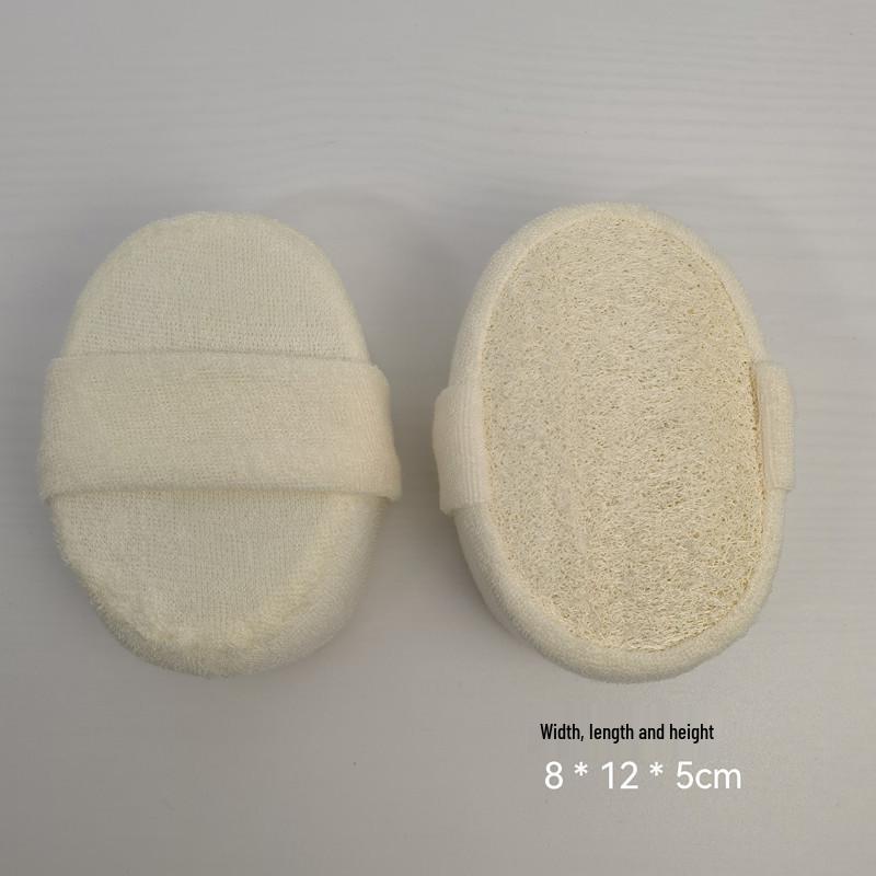 Exfoliating Loofah Back Scrubber & Natural Bath Sponge Set