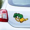 JT110#15X10cm Angry Duck Animal - Sticker Decal For Cars Windows Walls Laptops