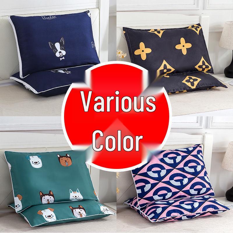 Single Pillow Set: Includes Removable & Washable Pillowcase, Perfect for Student & Adult Neck Support