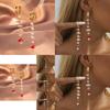 Trendy Fashion Geometric Faux Pearl Mushroom Dangle Earrings For Women Fall 2023