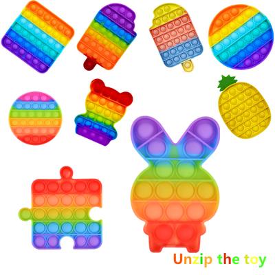 Lustiges Fidget-Spielzeug, Anti-Stress-Spielzeug für Erwachsene und Kinder, Push-Blase, sensorisches Spielzeug