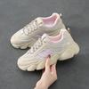 Thick Bottom New Height Increasing White Casual Sports Spring and Autumn Round Head Versatile Sports Shoes