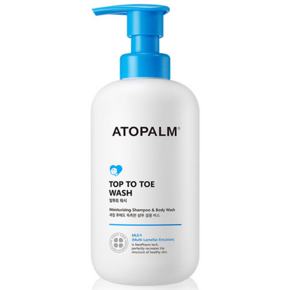 ATOPALM Top To Toe Wash Baby Body Wash Shampoo Gentle Cleansing Moisturizing 460ml