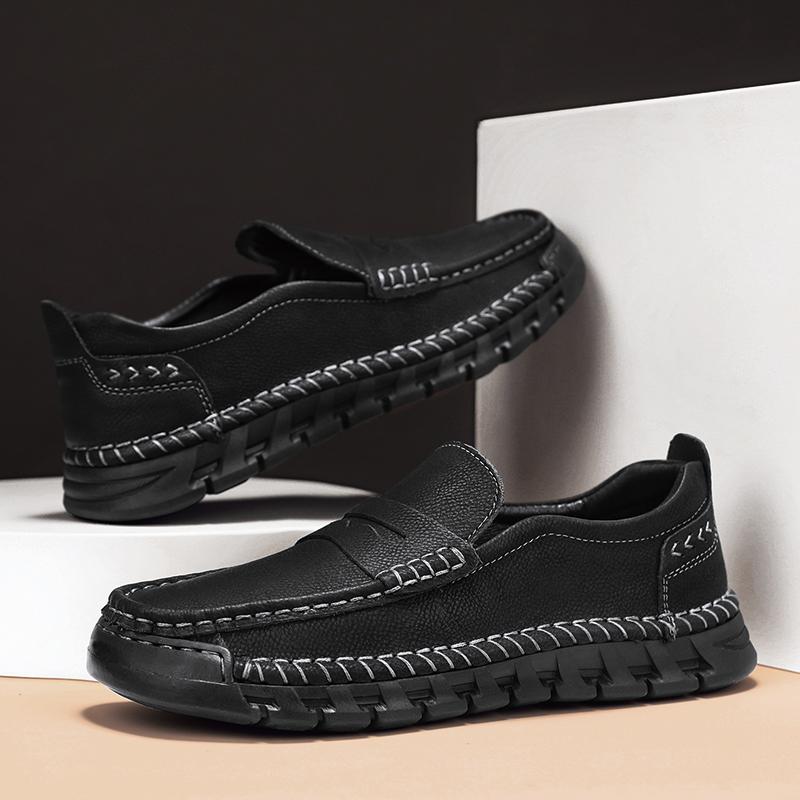 Leather Shoes Casual Business Shoes for Men Dress Sneakers Tenis De Hombre Moccasins Mokasin Tenis Caballero Designer