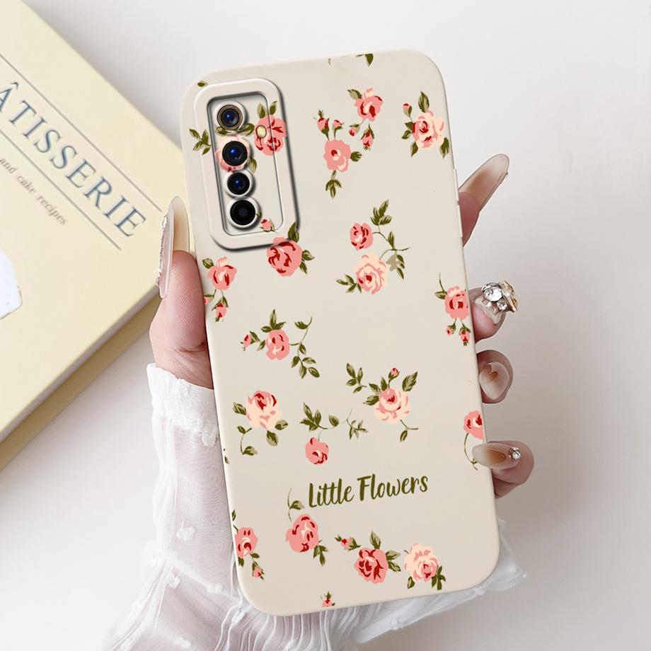 Coole Zachte Siliconen Hoesje Voor Realme 6 Pro / Realme6 Telefoonhoesje Vloeibare Siliconen Cover Voor RMX2001 RMX2061 RMX2063 Konijn Panda