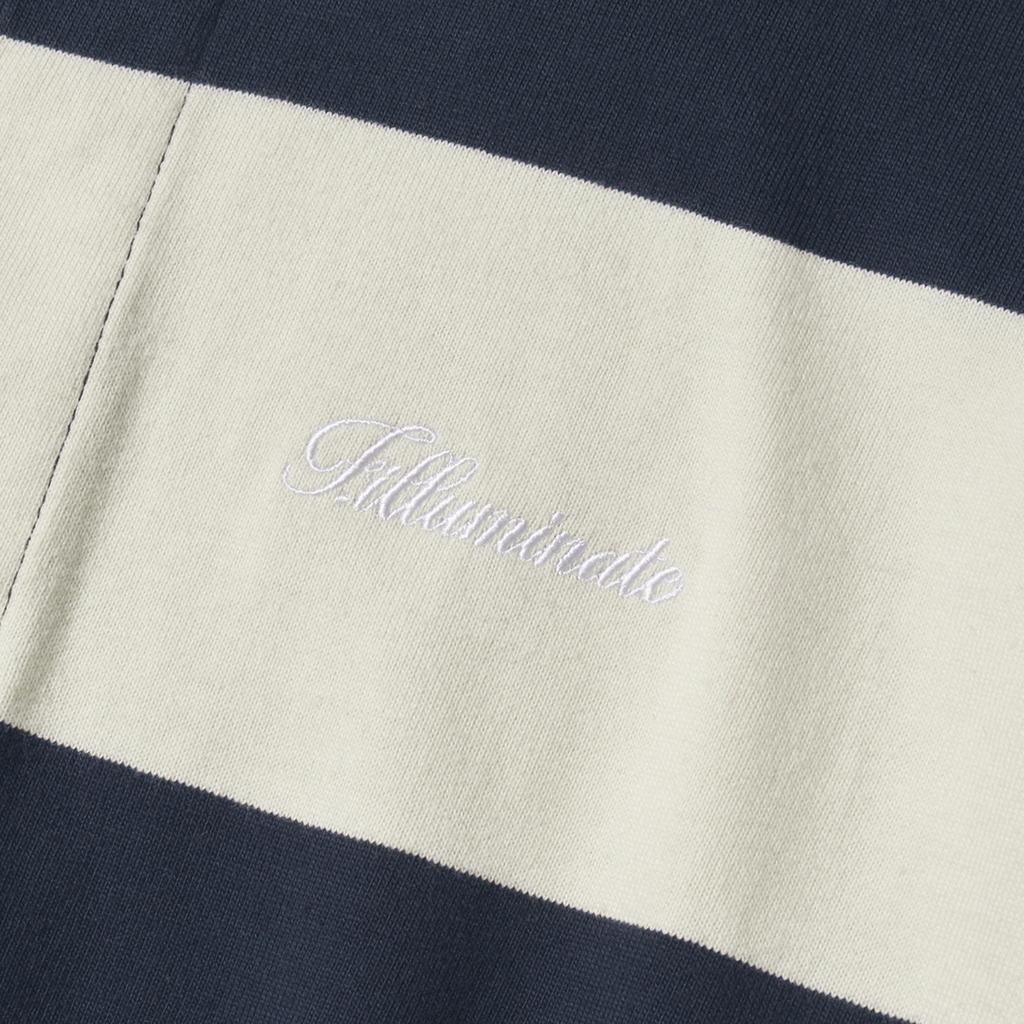 Illuminate Stripe Rugby Long Sleeve - Navy