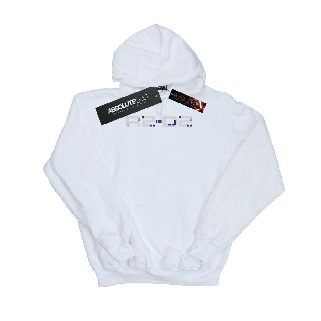 STAR WARS Mens The Rise Of Skywalker R2-D2 Text Logo Hoodie