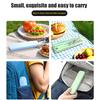 Stainless Steel Portable Cutlery Set Outdoor Camping Fork Spoon And Chopsticks Three-Piece Set