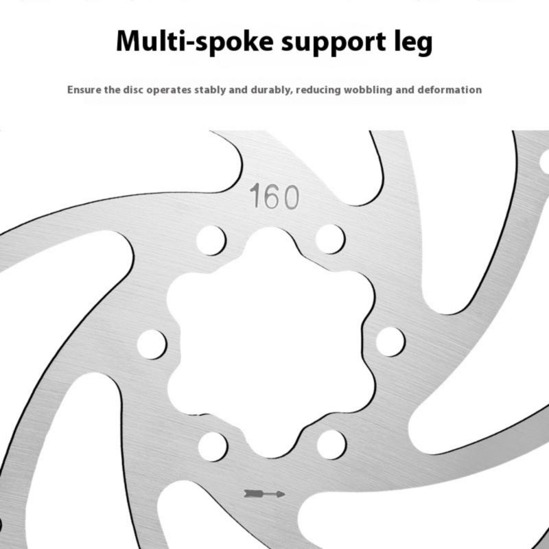 High Performances Alloys Mountain Bike Disc Brake Rotors Cycling Disc Brake Rotors for Enhances Heat Dissipation