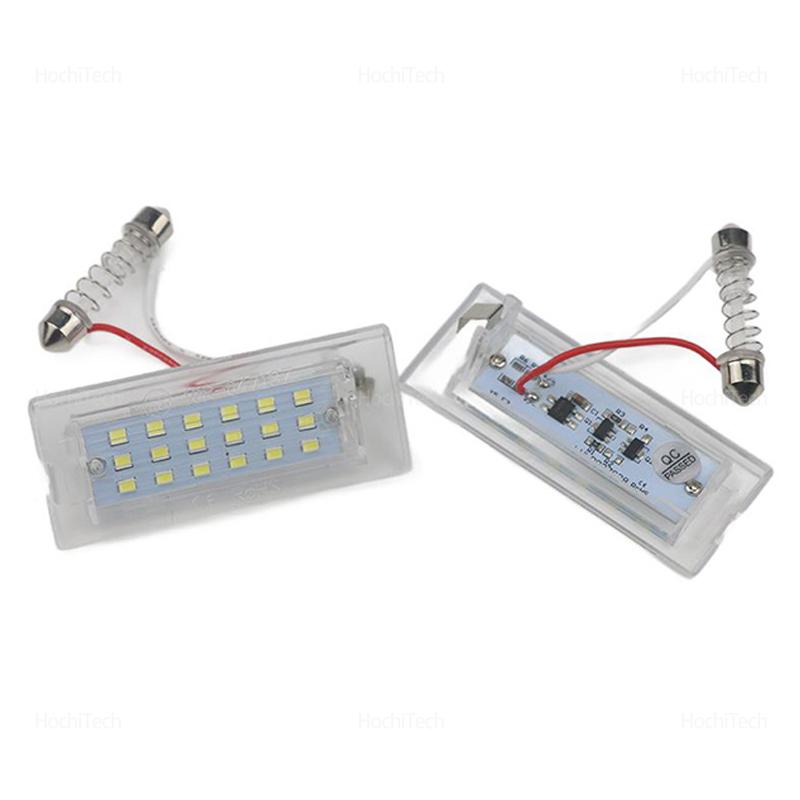LED License Plate Light for BMW X5 E53 Pre-Facelift 1999-2006 X3 E83 Pre-Facelift 2003-2010 White Error Free Number Plate Lamp