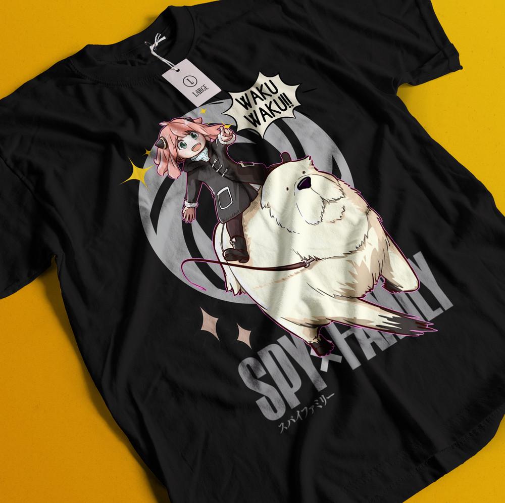 

Футболка Spy X Family Футболка Аня Футболка Лойд Йор Форджер Футболка Бонд Сильвия Футболка Дэмиан M