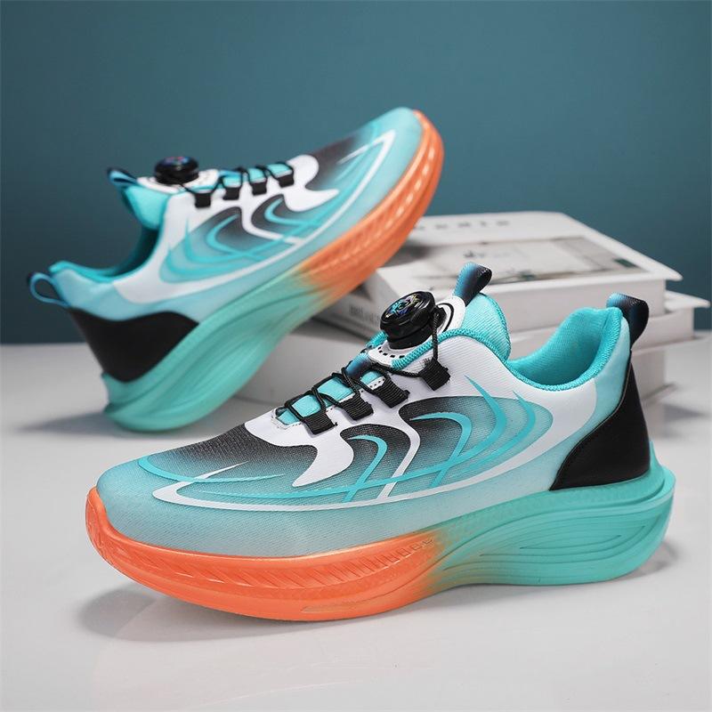 

Men s shoes spring new outdoor rotating buckle lightweight thick-soled wear-resistant sports and leisure men s running shoes 44
