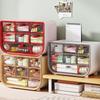 Plastic Desk Storage Rack with Drawers Dustproof Space Saving Makeup Storage Box Large Capacity Makeup Cosmetics Organizer