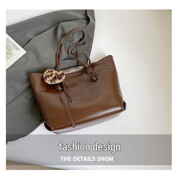 2025 Fashionable Minimalist Tote Bag - Large Capacity, Versatile Shoulder Bag for Women's Casual and Daily Commute