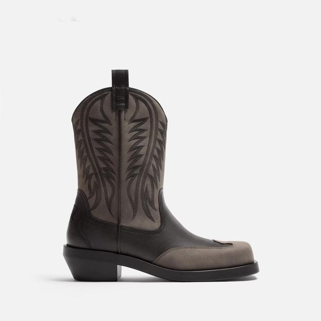 Fashion NEW Classics Chelsea Boots Women Black Ankle Boots Autumn Winter Shoes 2024 Leather Platform Short Boots Slip on