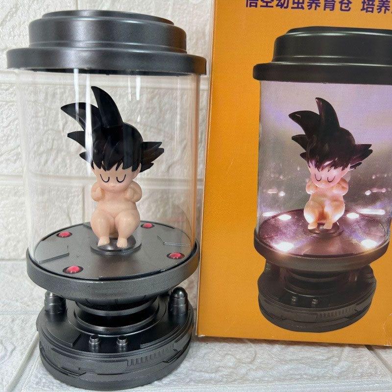 Super Saiyan Q Version Glowing, Wukong Shalu Broly Vegeta, Larval Culture Tank Model Figure