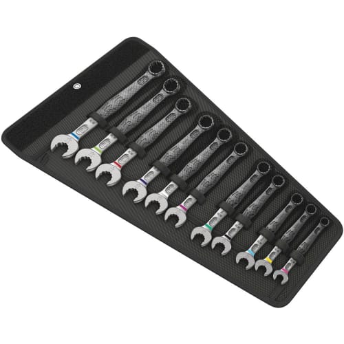 WERA 11-Piece Combination Wrench Set, 8-19mm, 020231