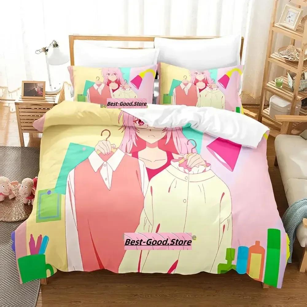 

Comforter New Shikimori S Not Just A Cutie Bedding Set Cartoon Anime Three-Piece Set Adult Kid Bedroom s Camas Dormitorio Comforter (quilt)-EU Single(135*200cm)3pcs
