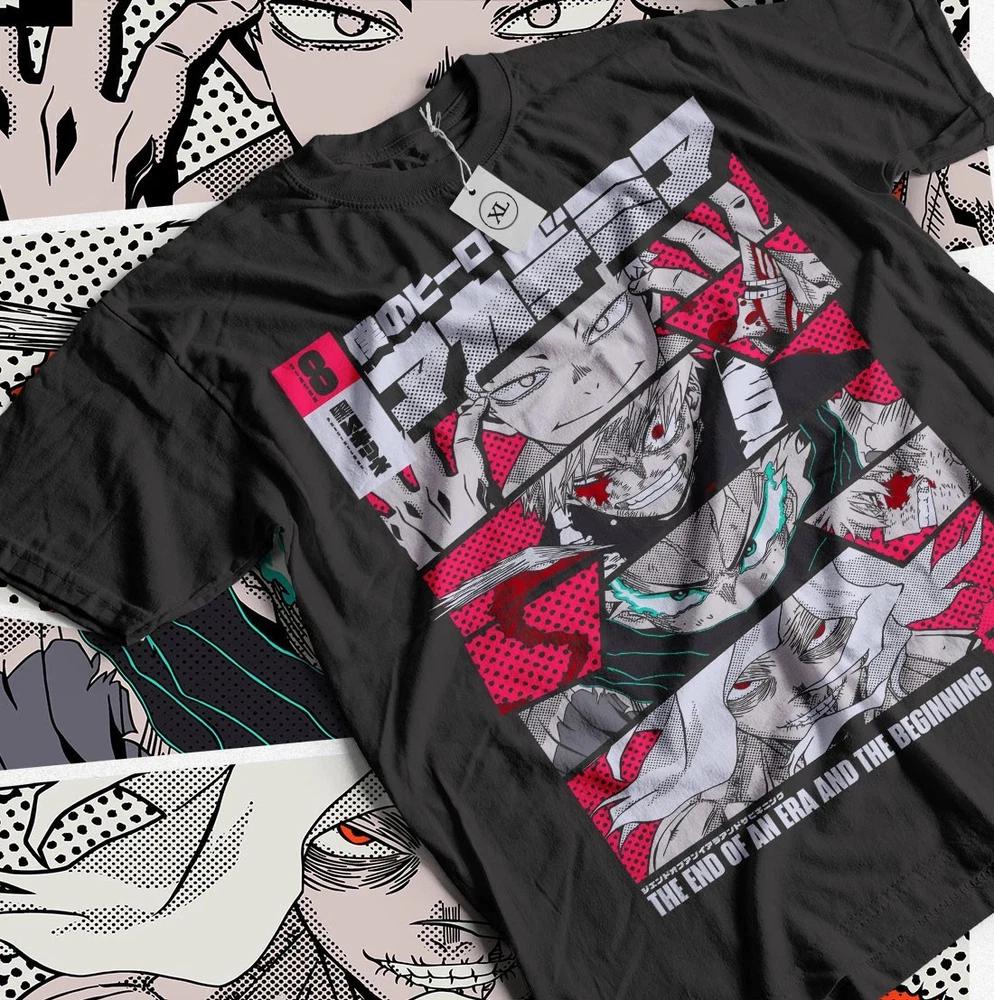 Anime Bakugo Katsuki My Hero Hot Black T Shirt S