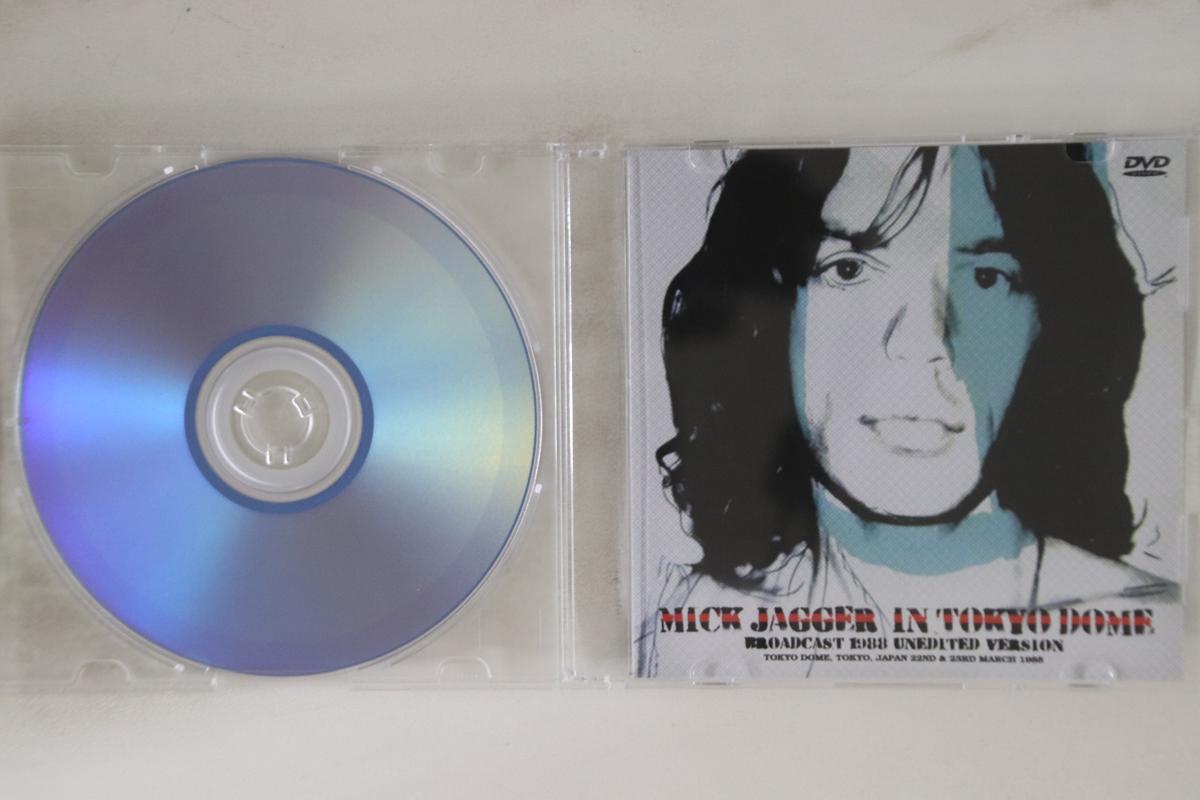 

DVD MICK JAGGER - In Tokyo Dome Broadcast 1988 Unedit NONE NONE Japan Rock Used
