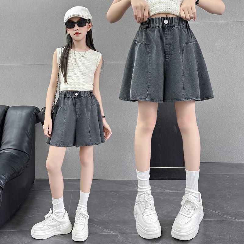Girls' Summer 2026 Denim Skort for Kids
