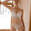Women’s Bra Set Lace Embroidery Push Up Deep V 3/4 Cup Bras Sexy Underpants Everyday Intimates Spring Summer Underwear Sets
