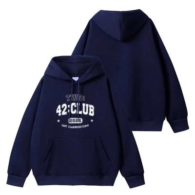 KPOP TWS 42:CLUB 2025 Světové turné Vtipná mikina Hip Hop Grafické mikiny Poleron Hombre Streetwear Harajuku Tepláková souprava