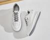 Women's 2021 Spring White Leather Platform Shoes – Height-Enhancing Casual Style