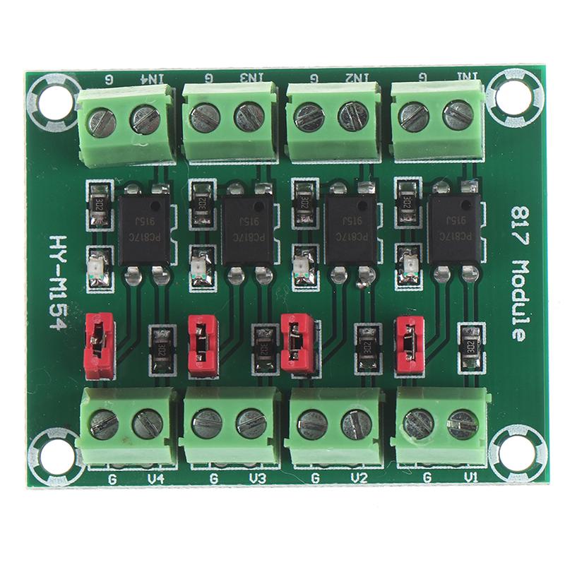 PC817 4-Channel Optocoupler Isolation Module Voltage Converter MoHFCA