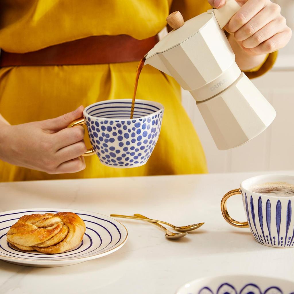SIREN DUKA Steingut-Tasse mit Kreisen , &
