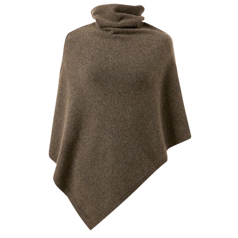 

Sancai Women s Lamb Wool Blend Turtleneck Shawl One Size