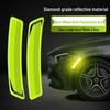 Luminous Reflective Car Wheel Arch & Bumper Stickers: Night Safety & Anti-Scratch Protection