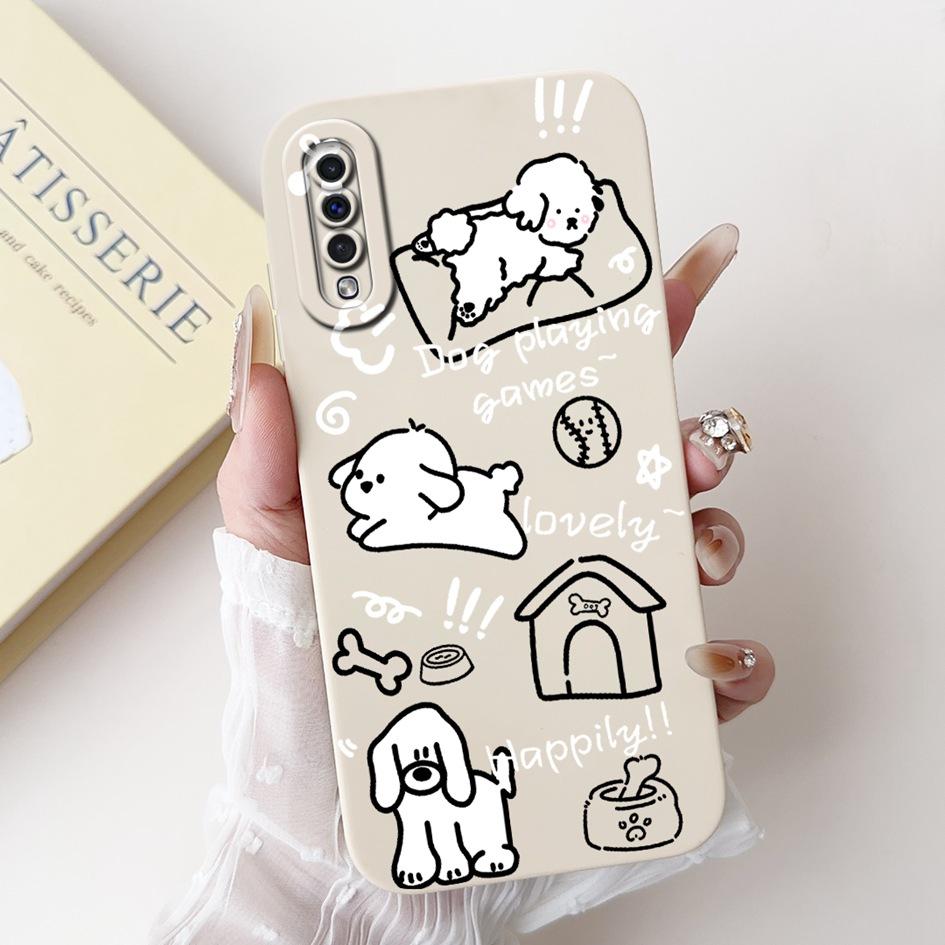 For Samsung Galaxy A50 A50S Case SM-A505F SM-A507F Full Cover Bumper Cute Panda Soft Silicone Phone Case For Samsung A30S Bumper