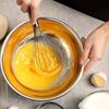 3-piece Set of 6/8/10/12-inch Stainless Steel Egg Whisk Balloon Whisk Hand Mixer Multifunctional Milk Whisk Egg Mixing Tool