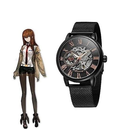 Steins Gate Wristwatch Makise Kurisu Impression Style Quartz Watch Sports Mechanical Moe Goods Cosplay Items Anime Character Lightweight Commuting